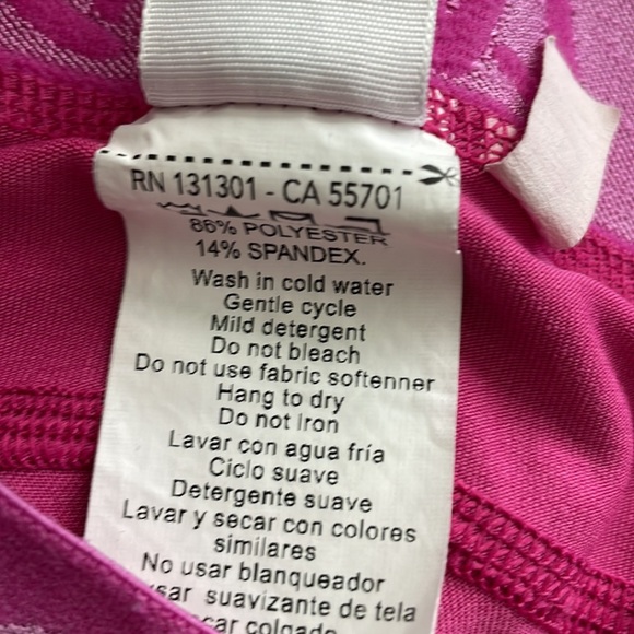 Pink and Black Zumba Leggings Size XS - Picture 5 of 6